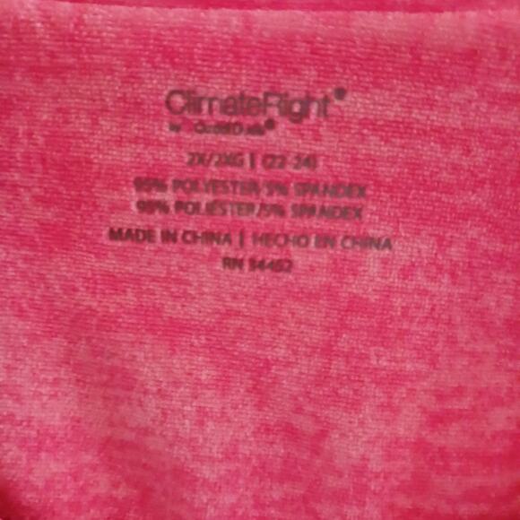 Climate Right Long Sleeve Soft Pullover Shirt Size 2XL SKU 363 - Picture 3 of 4